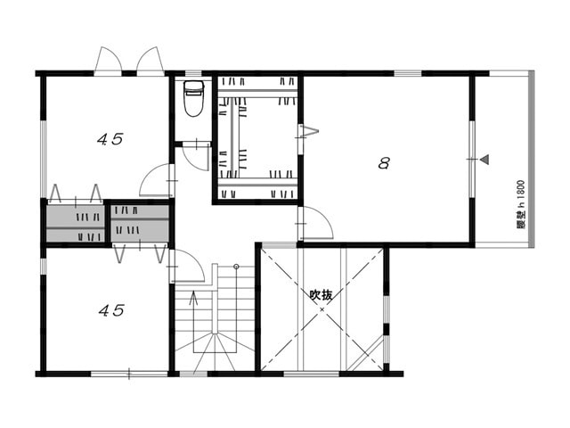 ２階　間取り図