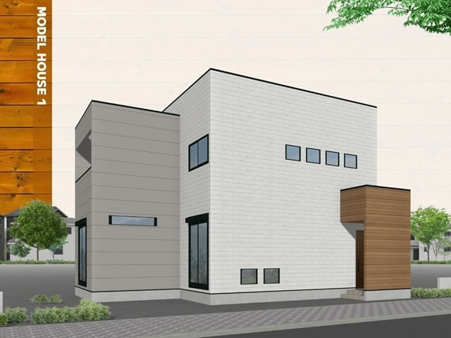 モデルハウス　外観パース