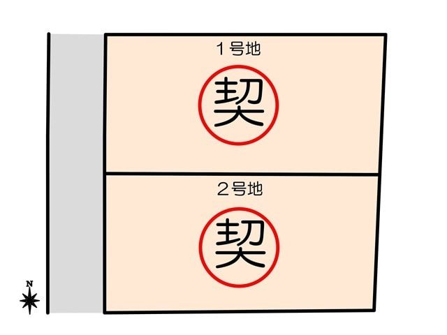 嬉野中川町１区画図　完売御礼